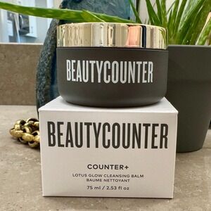 Beautycounter Counter Plus Lotus Glow Cleansing Balm 2.53 fl oz Full Size NIB